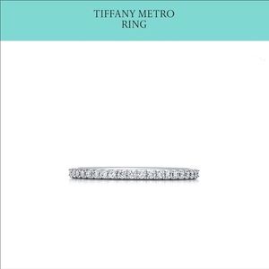 Best deal! NEW Tiffany & Co 18w Diamond metro band